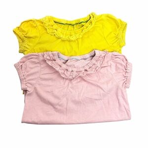 Mini Boden Lace Ruffle Neck Top Bundle